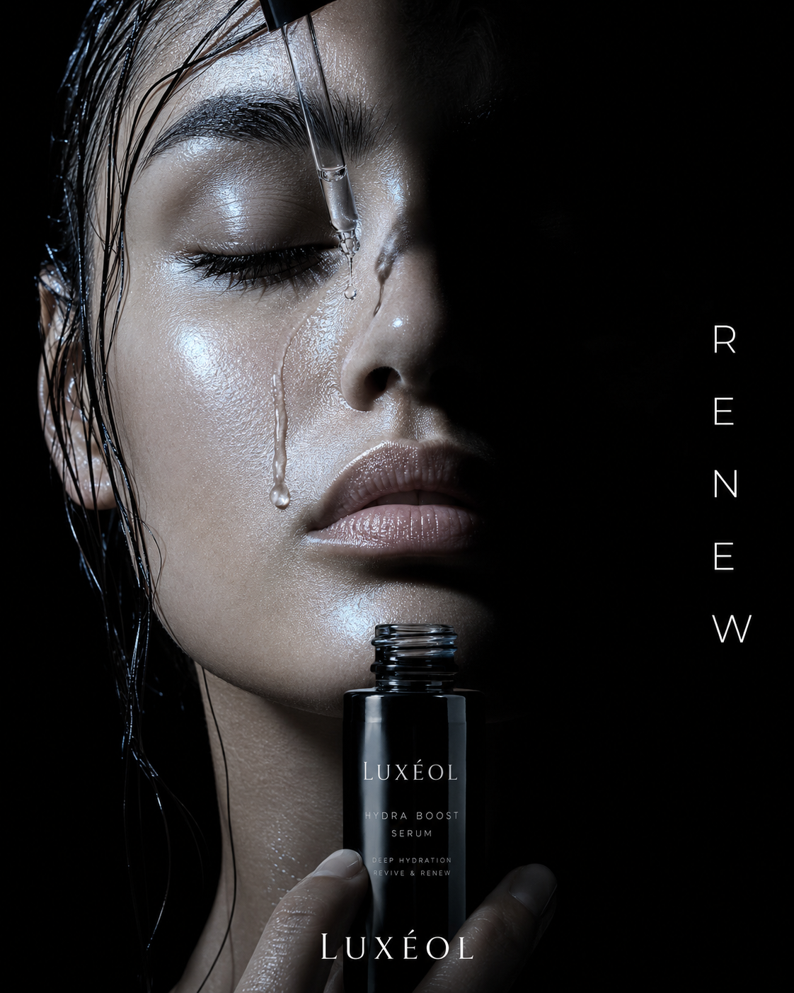 Luxéol serum campaign