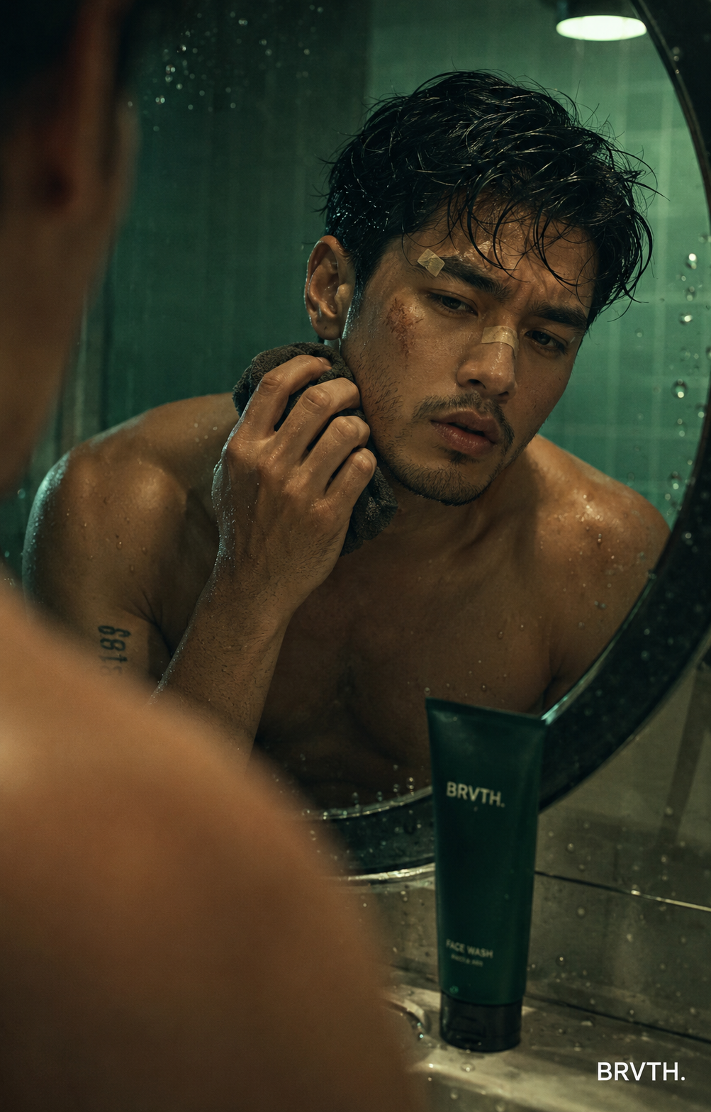 BRVTH face wash campaign