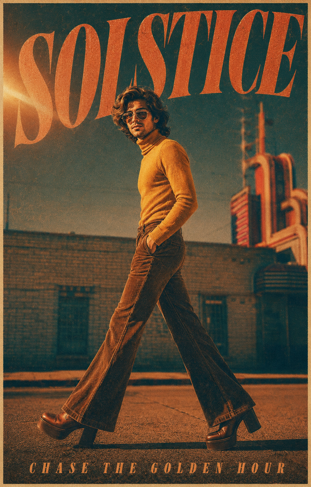 Solstice retro fashion campaign