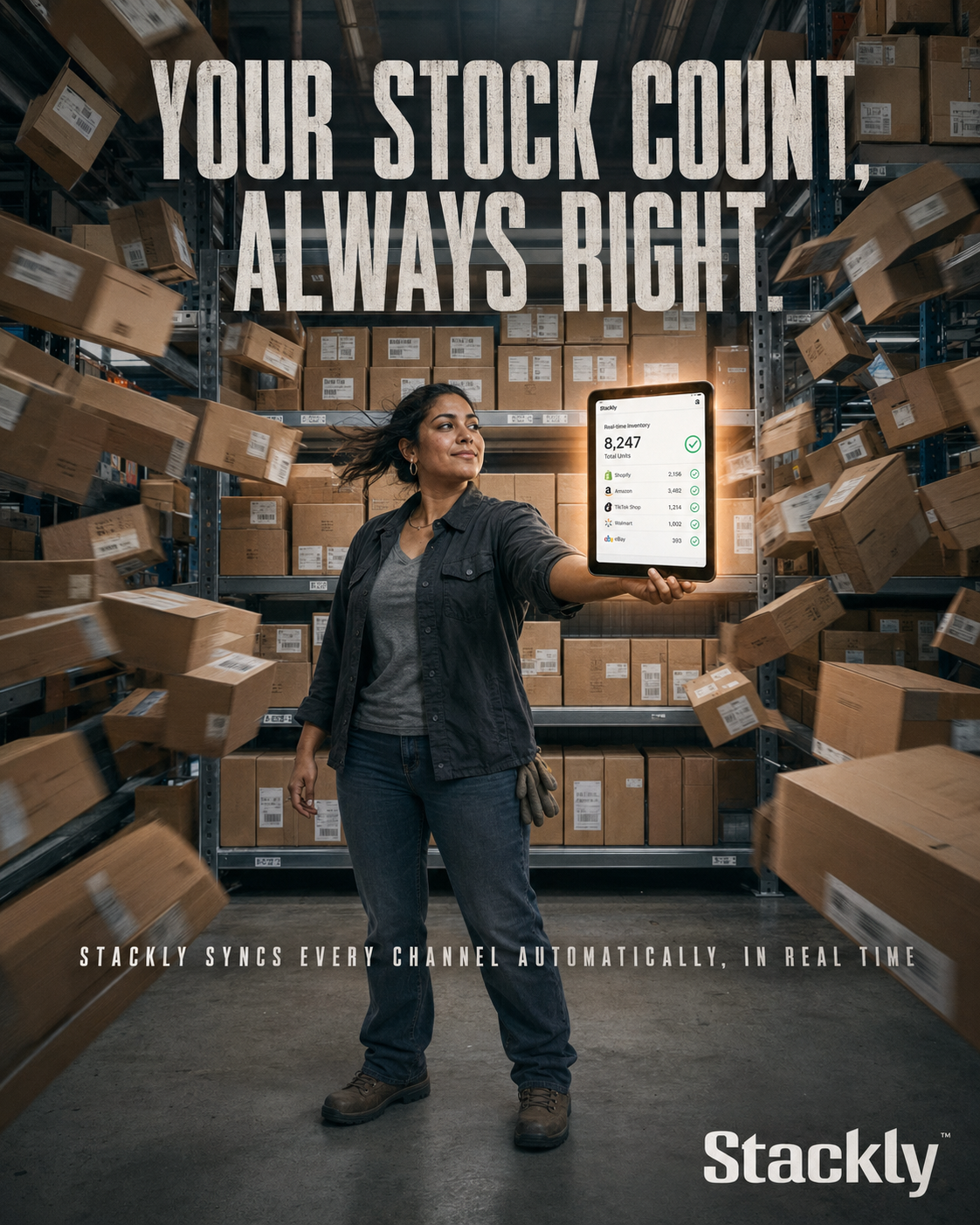 Stackly inventory sync campaign visual